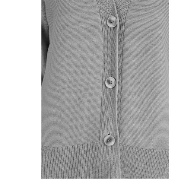 Strickjacke in grau mit Knopfleiste von Rabe Moden Art. 49-512520 bei Mode Sabine Lemke in Winnenden oder im Onlineshop shoppen
