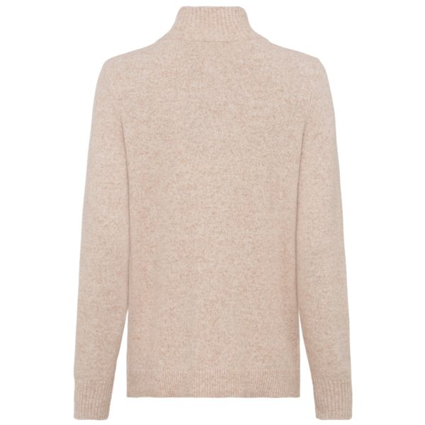 Pullover mit Reißverschluss in beige von Olsen