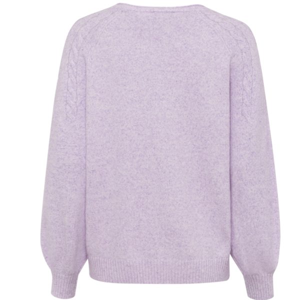 Kuschlig warmer Pullover von Olsen in der Farbe Flieder Art. 11003865