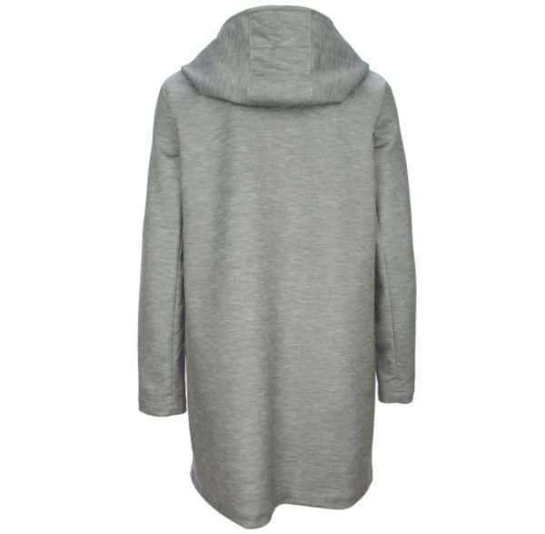 Sweat Mantel mit Kapuze in grau meliert von Kenny S Art. 393660 bei Mode Sabine Lemke in Winnenden bei Stuttgart oder im Onlineshop einkaufen