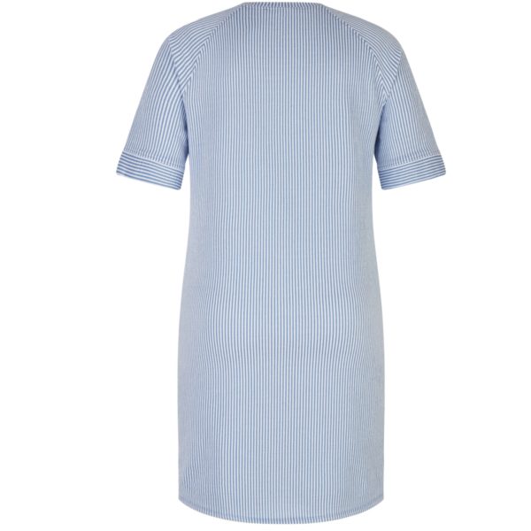 Gestreiftes Kleid mit Halbem Arm von Lecomte Art. 50-624461 im Onlineshop oder Boutique in Winnenden Mode Sabine Lemke einkaufen