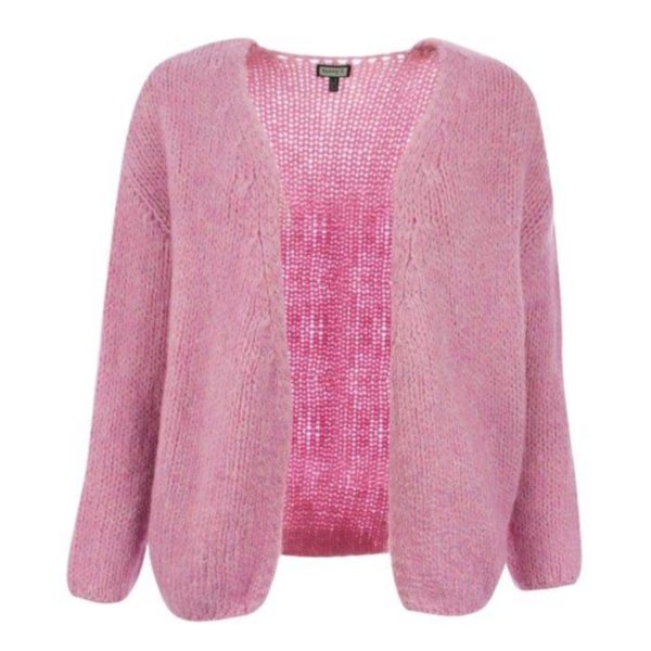 Lässige Strickjacke von Kenny S Artikel 864154 in rosa/ Krokus bei Mode Sabine Lemke in Winnenden im Rems Murr Kreis oder im Onlineshop einkaufen