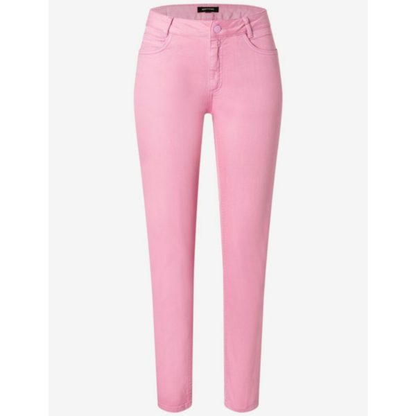 Coloured Five Pocket Hose in Pink schmale Form für schlanke Frauen