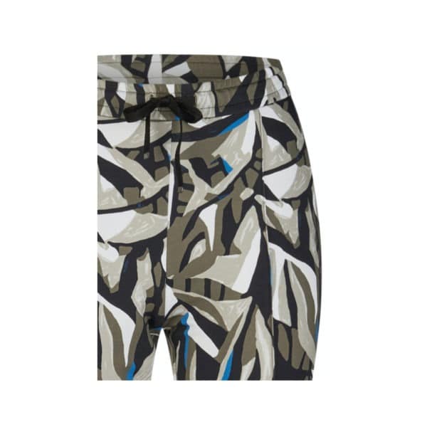 Modische Hose mit Gummizug und Kordel in angesagtem Druck in weicher Baumwollqualtiät von Rabe Moden 52-221450