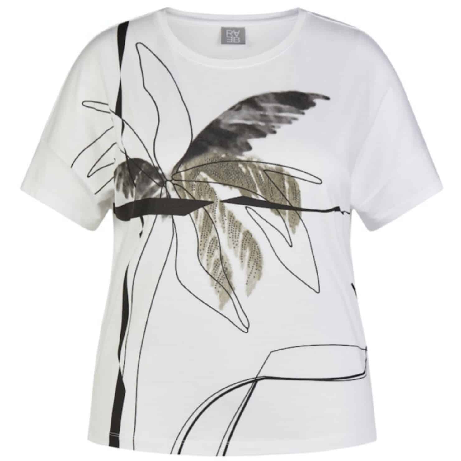 Legeres Shirt mit Frontdruck in leichter Qualität von Rabe Moden Artikel 52-221305, für die modische Frau bei Mode Sabine Lemke in Winnenden oder im Onlineshop einkaufen