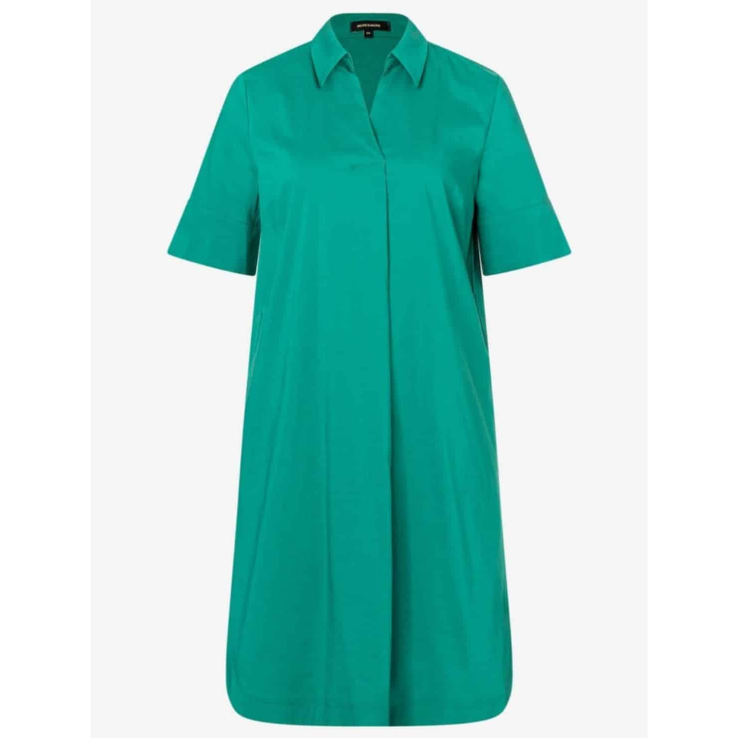 Hemdblusenkleid von MORE & MORE in dunklem grün, lässiger Schnitt, Sommerkleid oder Tunika