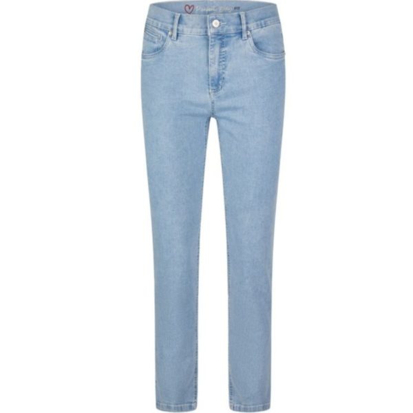 Bequeme Jeans von Anna Montana in einem hellen Blauton. Artikel Angelika 1291 bei Mode Sabine Lemke online oder im Bekleidungsgeschäft in Winnenden bei Stuttgart einkaufen