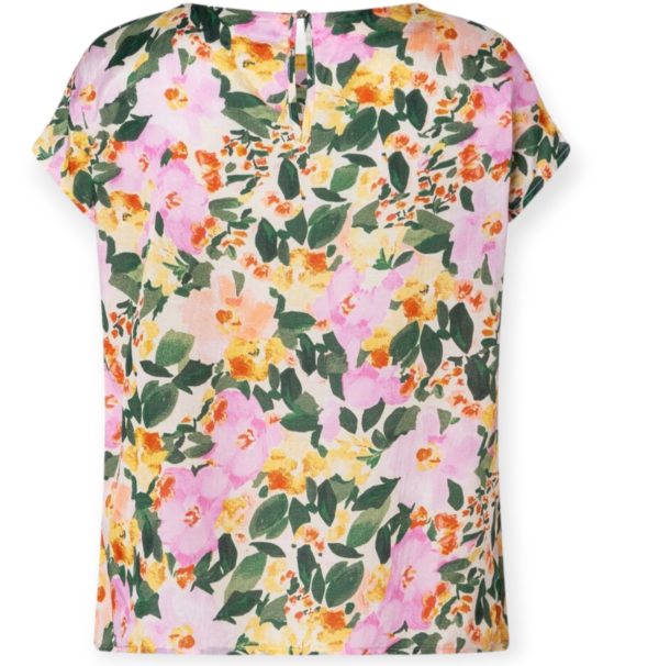 Rückansicht: buntes Blusen Top von More & More Artikel 51042054 bei Mode Sabine Lemke in Winnenden im Modegeschäft oder online shoppen