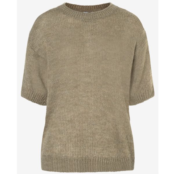 Kurzarm Pullover für Damen von More & More Artikel 51081454 in khaki