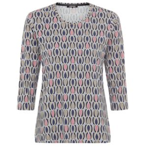 T-Shirt mit Allover print von Olsen