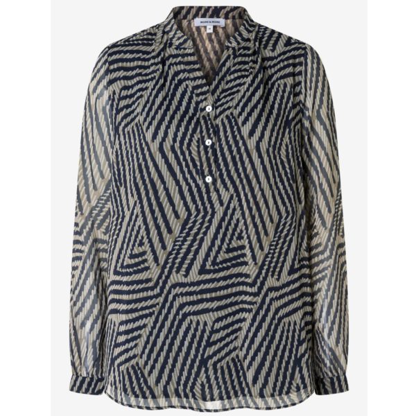 Chiffonbluse mit Print von More & More 51082051