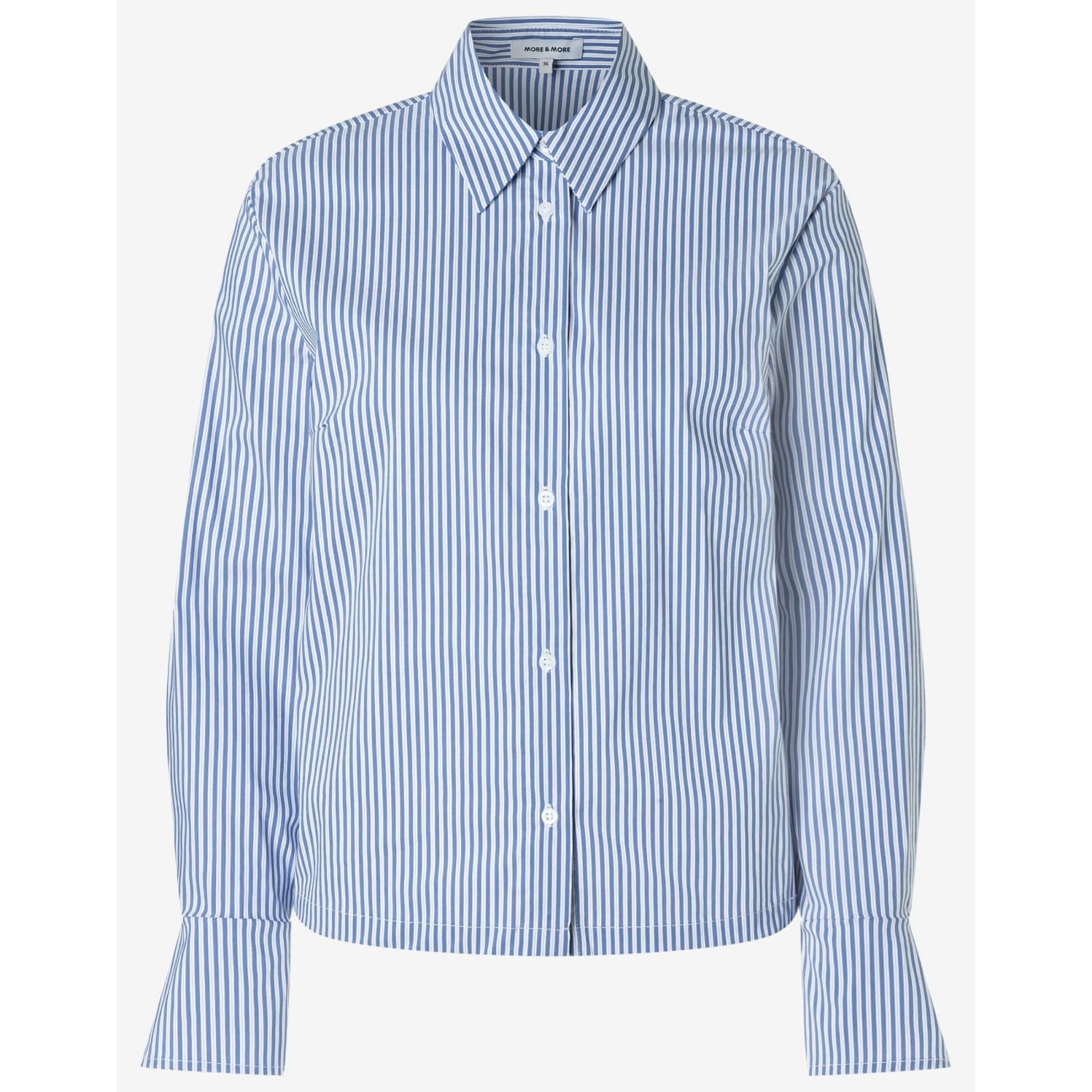 Streifen Bluse von More &More marine weiß Artikel 51082056