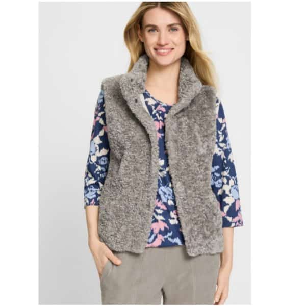 Imagebild: Weste aus Fellimitat in beige von Olsen Mode Artikel 15001635