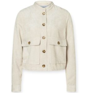 Cremefarbene Cordjacke von More & More