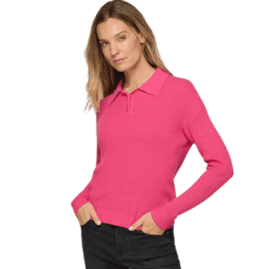 Pullover mit Polokragen von Rabe