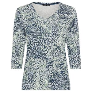 Gemusterte T-Shirt mit 3/4 Arm von Olsen