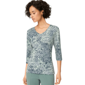 Gemusterte T-Shirt mit 3/4 Arm von Olsen